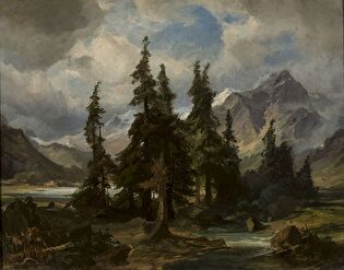 Mountain landscape from Norway