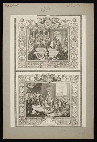 Anglus and Suecus, chart 5 and 6 from the series “Laconicum Europae Speculum”