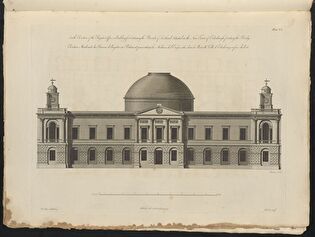 South Elevation of the Building of the General Register House of Scotland in Edinburgh